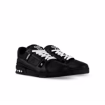 Louis Vuitton Trainer – Black Embossed Monogram